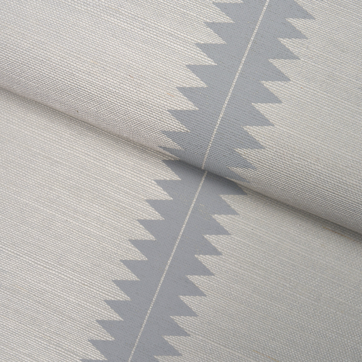 Bristle Stripe Sisal Dove by Schumacher Textured & Woven Wallcoverings – Schumacher 5016741