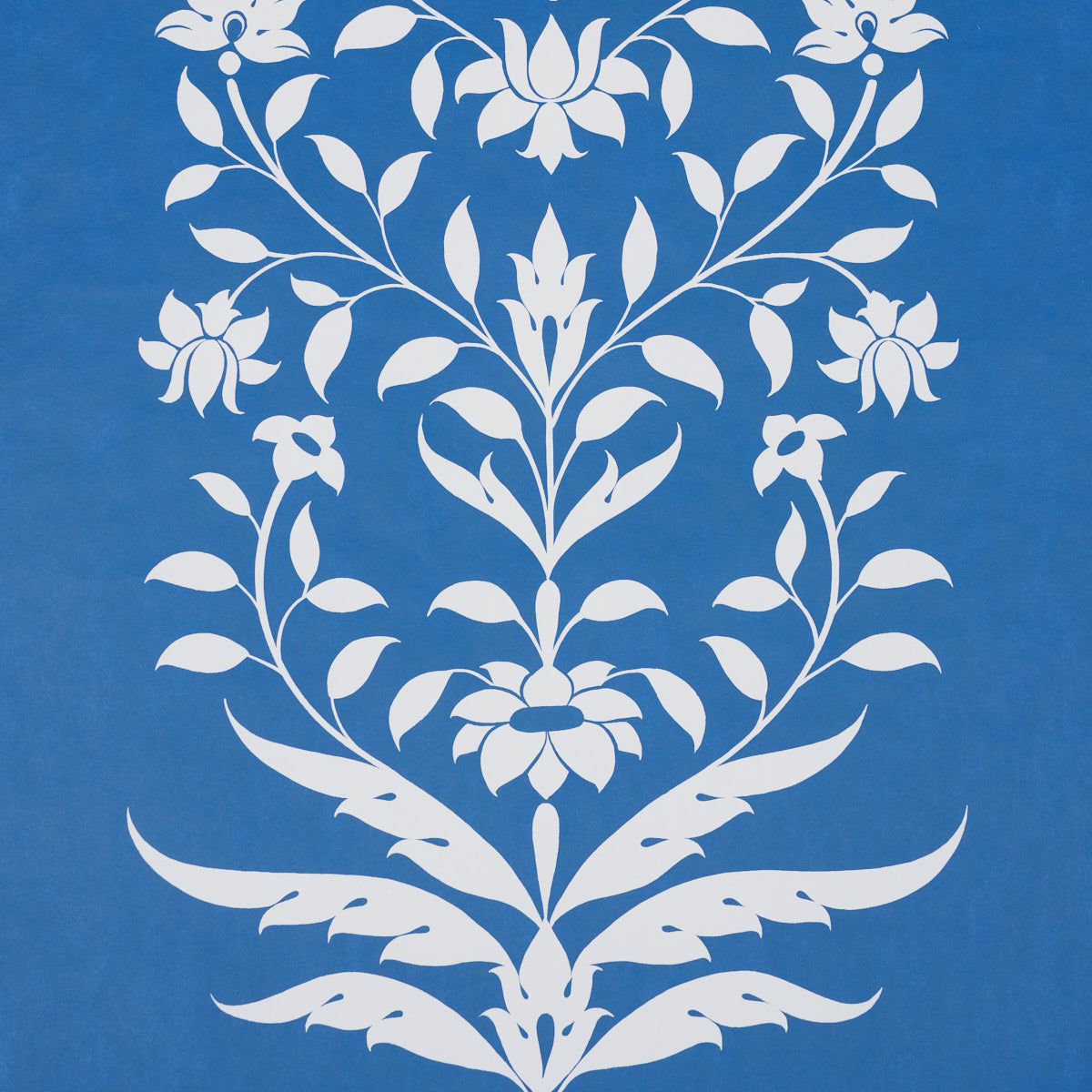 Palladio Mughal Two Panel Set Blue by Marie-Anne Oudejans Mughal Floral Wall Mural – Schumacher 5016830