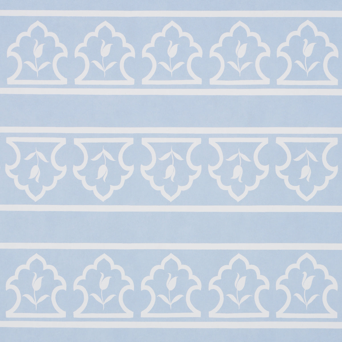 Palladio Mughal Two Panel Set Sky by Marie-Anne Oudejans – Schumacher 5016831