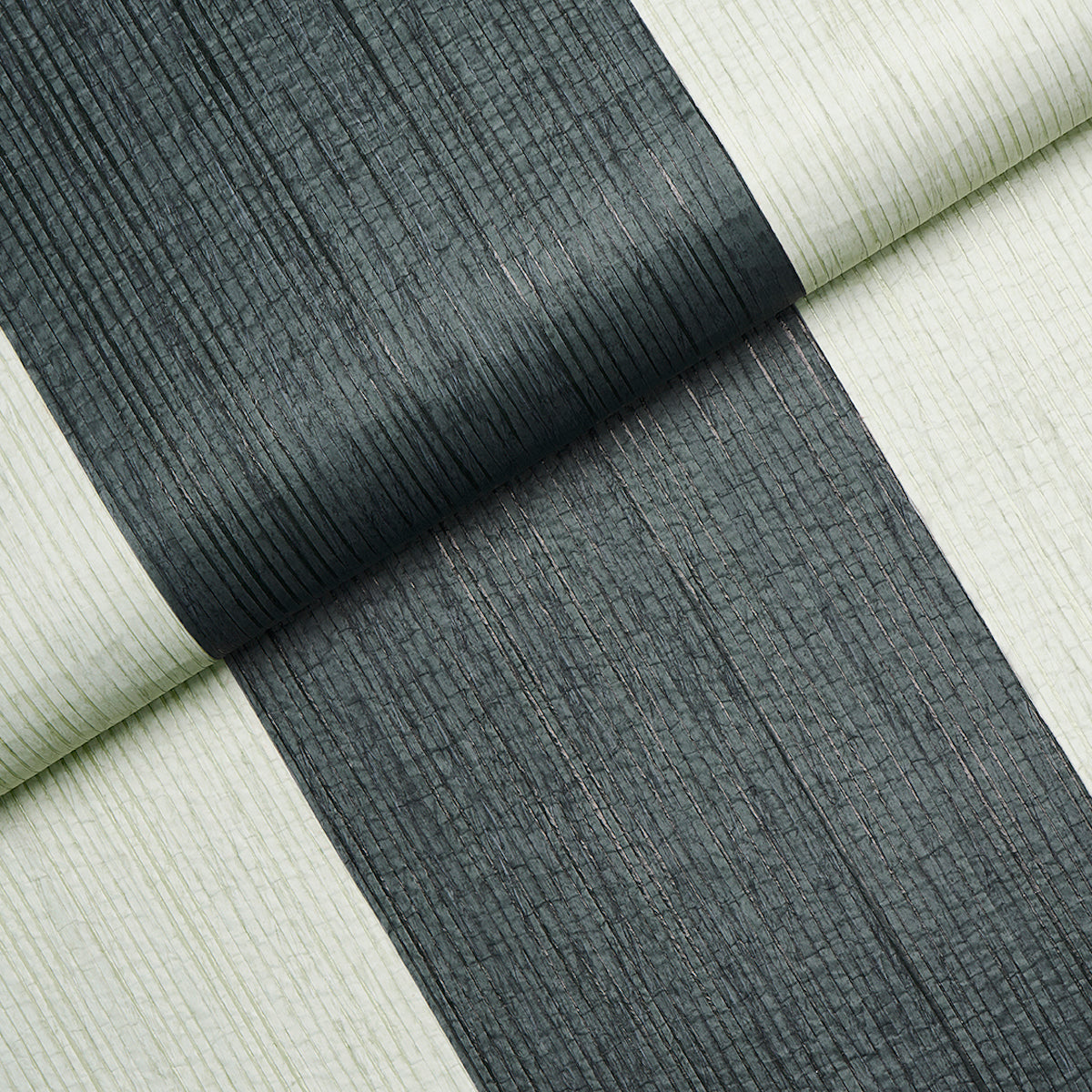 Backdrop Painter's Stripe Rococo by Schumacher Hand-Pieced Mosaic Stripe Wallpaper – 5016901