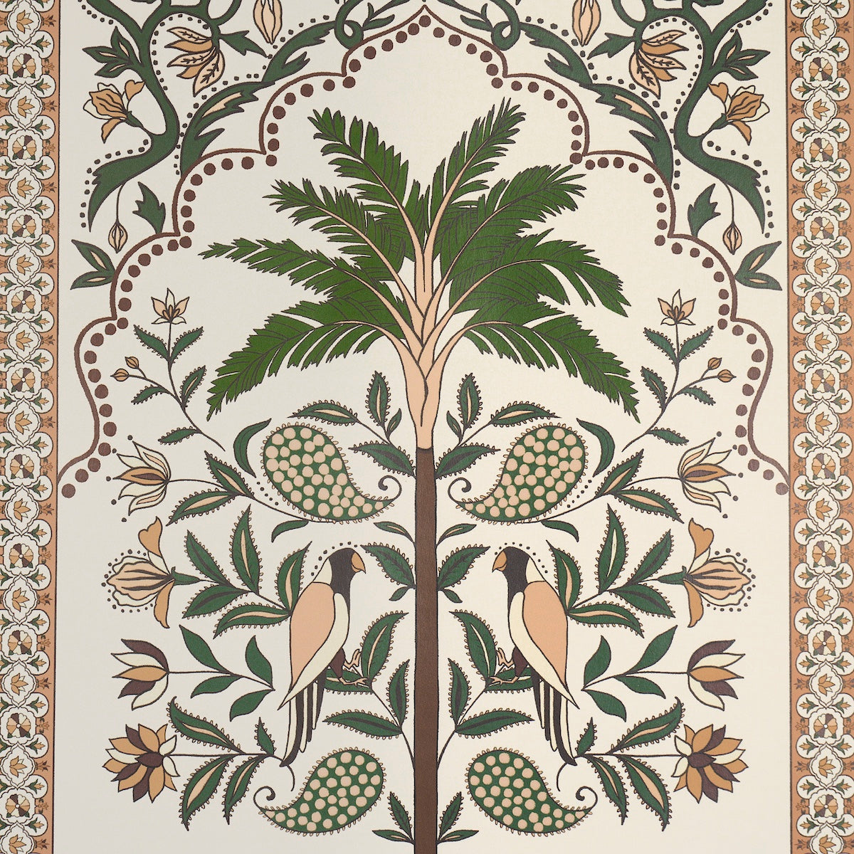 AMAZONAS MYSTIQUE Echoes of the Rainforest by Johanna Ortiz Tropical Wallpaper – Schumacher 5016940