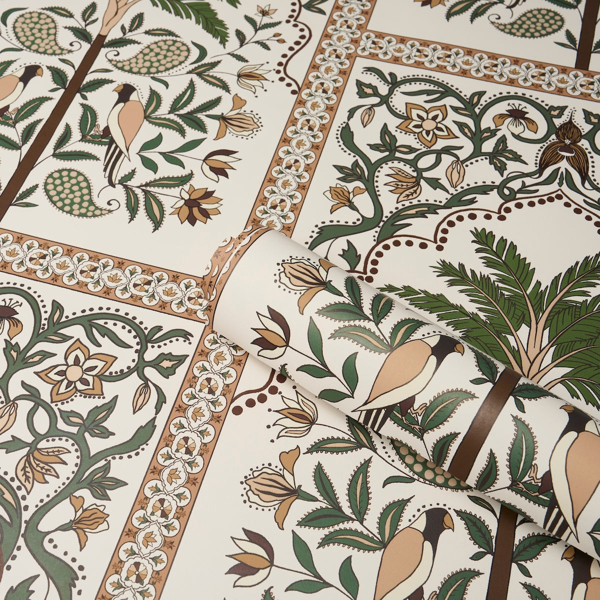 AMAZONAS MYSTIQUE Echoes of the Rainforest by Johanna Ortiz Tropical Wallpaper – Schumacher 5016940