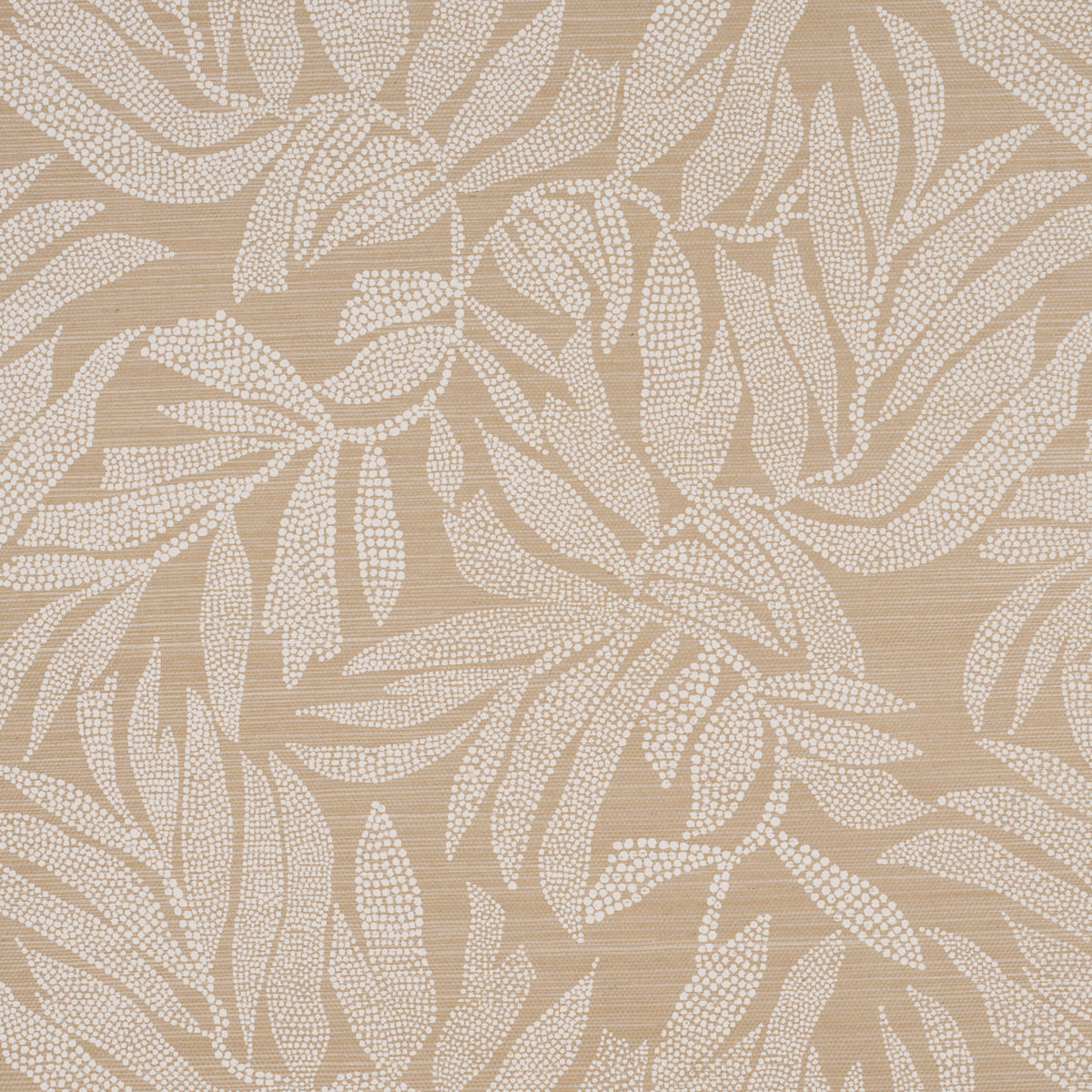 Tayrona Palm Mosaic Sisal Playa Dorada Sand by Johanna Ortiz Botanical Wallpaper – Schumacher 5016950
