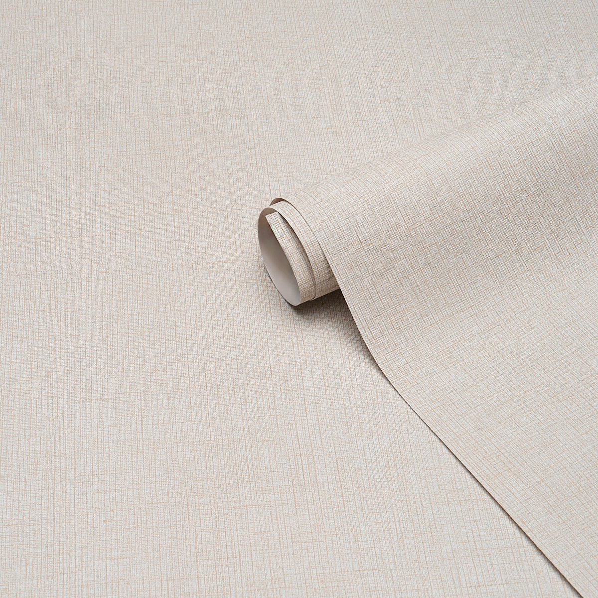 Banbridge Linen Vinyl Oat by Schumacher Subtle Tweedy Embossed Vinyl Wallpaper – Schumacher 5017490