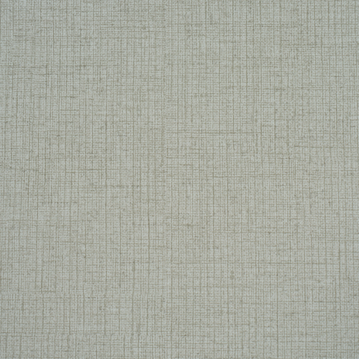 Banbridge Linen Vinyl wallpaper in Mineral by Schumacher, subtle tweedy faux linen texture, durable embossed vinyl wallcovering