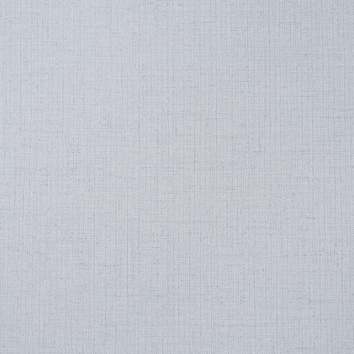 Banbridge Linen Vinyl Chambray wallpaper by Schumacher, subtle faux linen texture in blue-grey, durable embossed vinyl wallcovering.