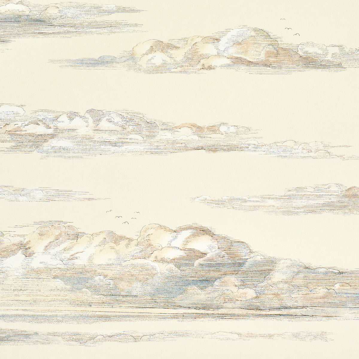 Mr. Darcy's Clouds Pemberley by Johnson Hartig Scenic Cloud Wallpaper – Schumacher 5017580