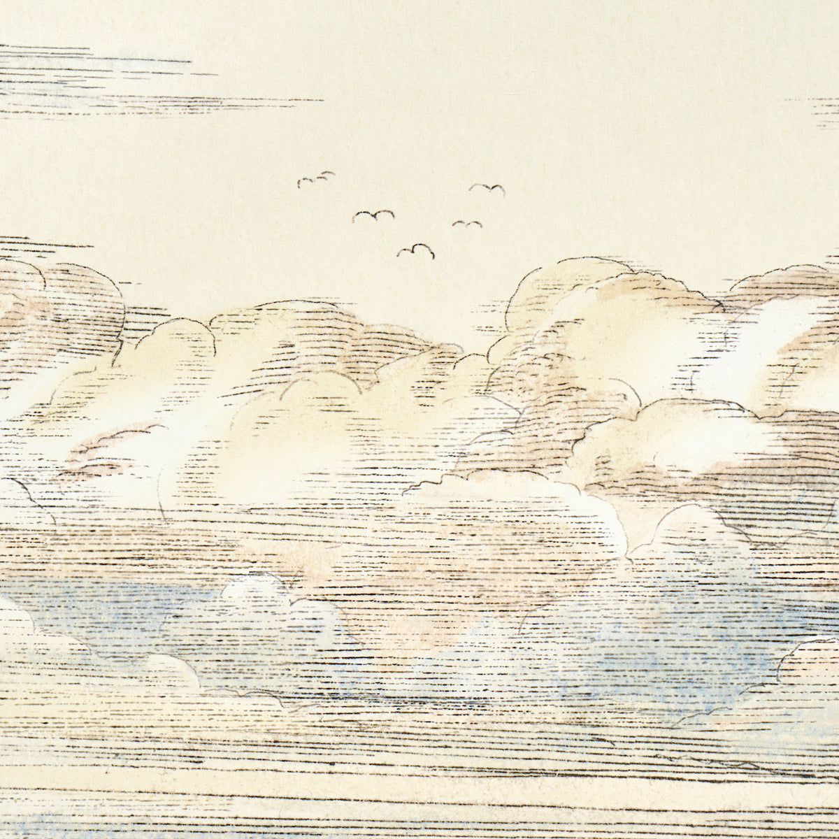 Mr. Darcy's Clouds Pemberley by Johnson Hartig Scenic Cloud Wallpaper – Schumacher 5017580