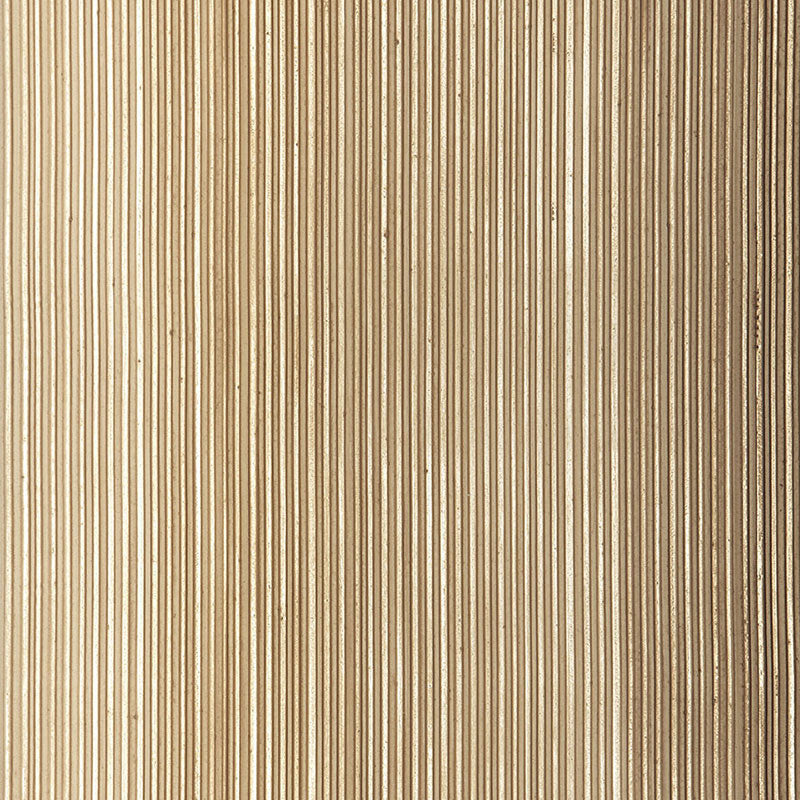 Rimini Rib warm clay metallic ribbed handcrafted wallcovering by Schumacher