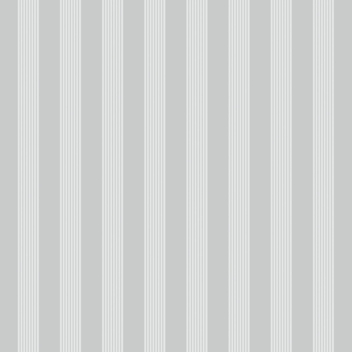Carl in Stone by Boråstapeter, a classic linear striped wallpaper inspired by Swedish painter Carl Larsson.