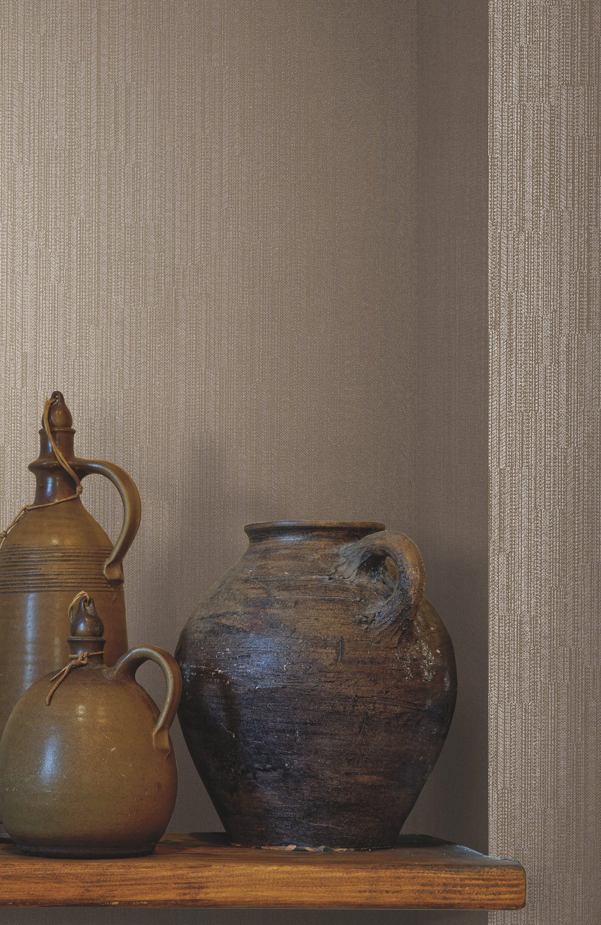 Weekender Weave Copper Wallpaper