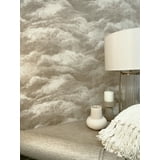 Nimbostratus Neutral by Belgravia Decor Cloud Wallpaper- Brewster Home Fashions BG5707