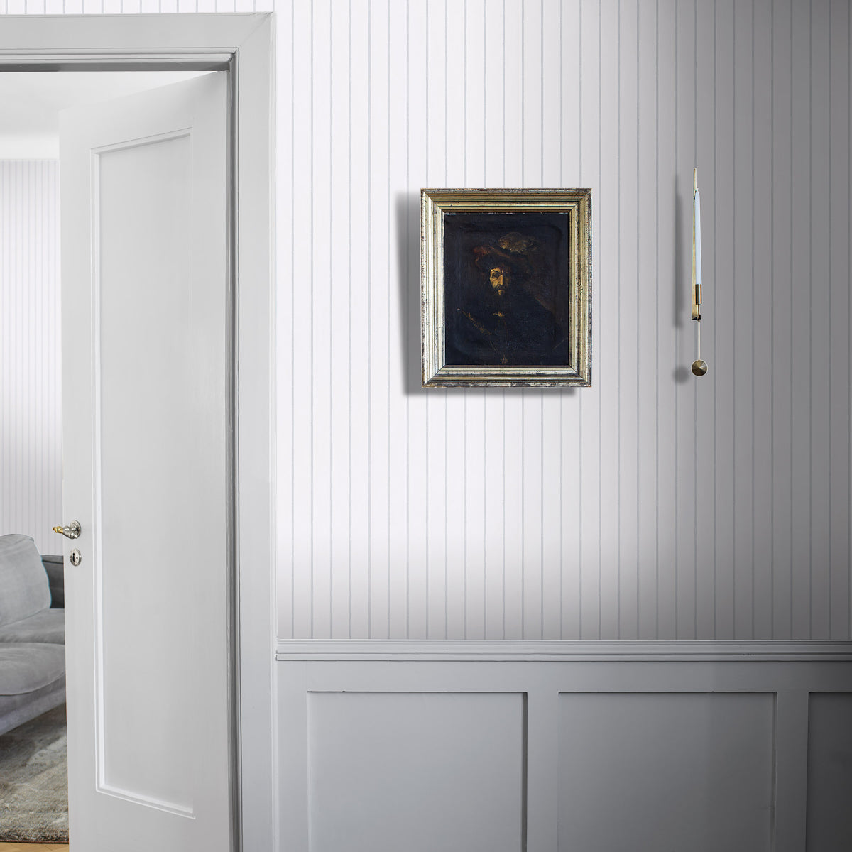 Shirt Stripe White by Boråstapeter Classic Vertical Stripe Wallpaper – Schumacher 6856