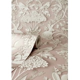 Fae Light Pink by Fine Decor Woodland Wallpaper – Brewster Home Fashions FD43607