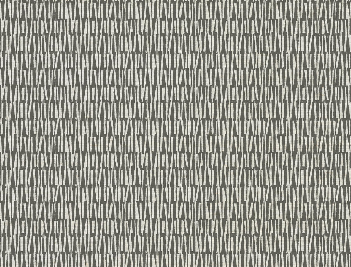 Antonina Vella Thatched Black Sisal Grasscloth Wallpaper – York Designer Series AB3042