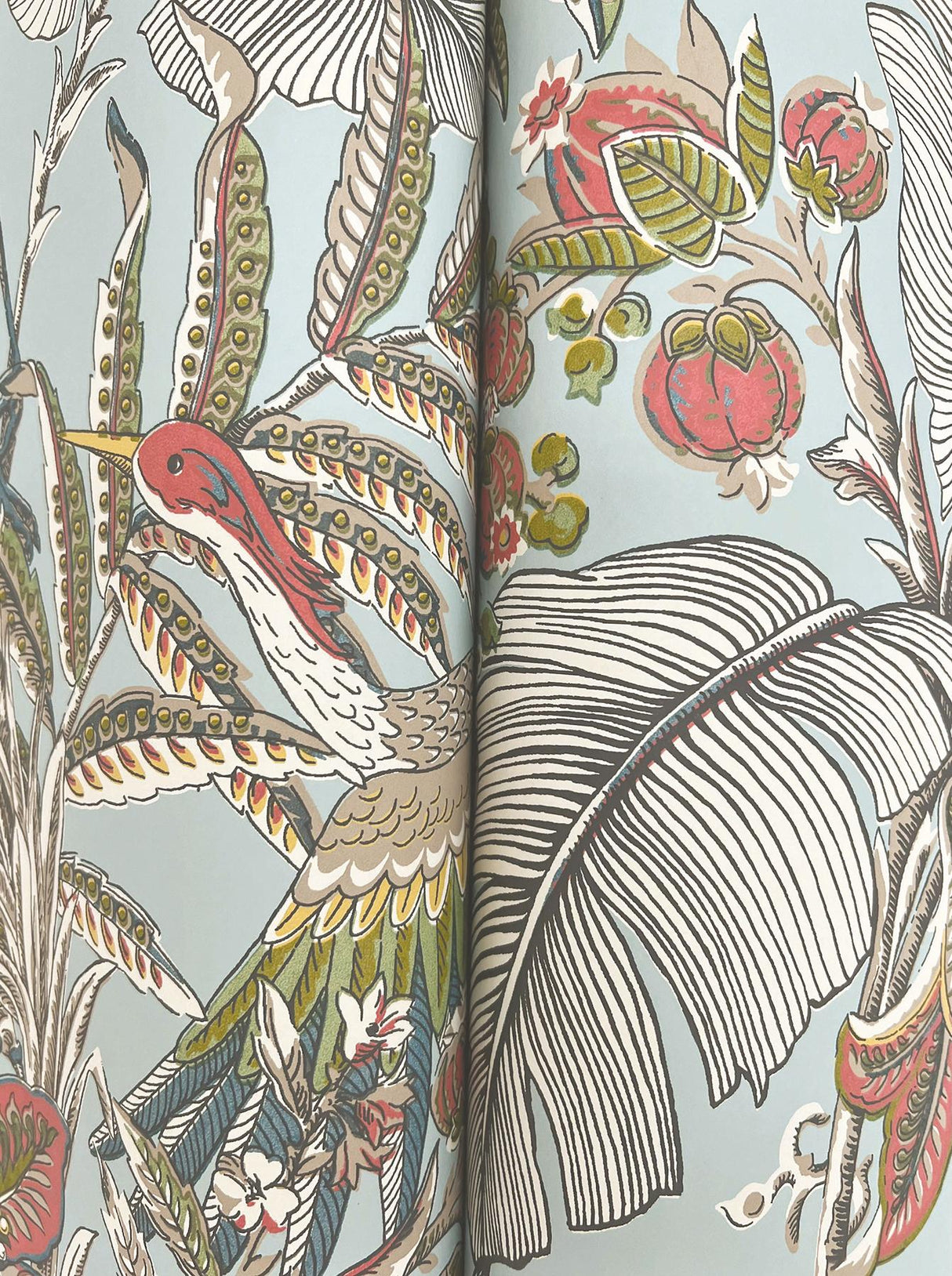 Heronwood Sky Blue by Antonina Vella Animals & Insects Wallpaper – York Designer Series AB3102