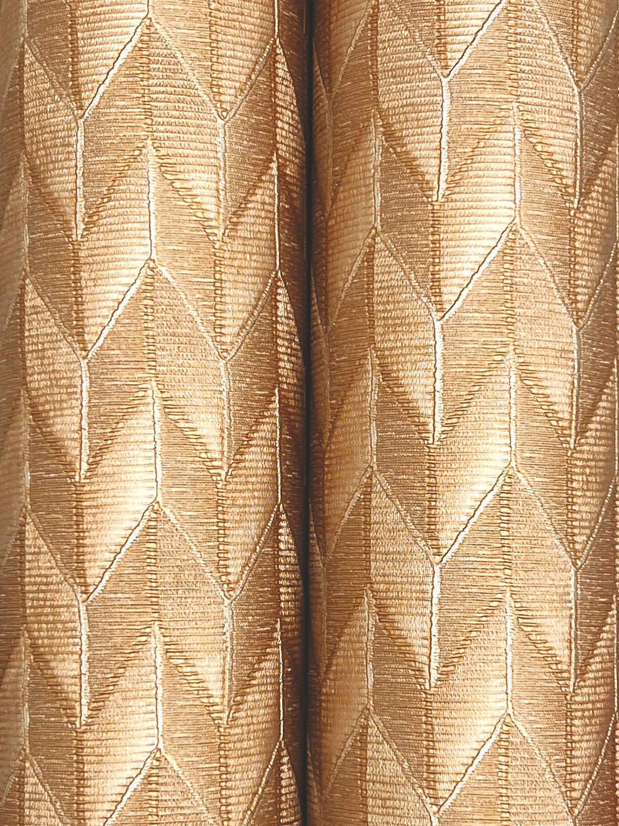 Sestriere Copper by Missoni Chevron Wallpaper – York Designer Series MI10555