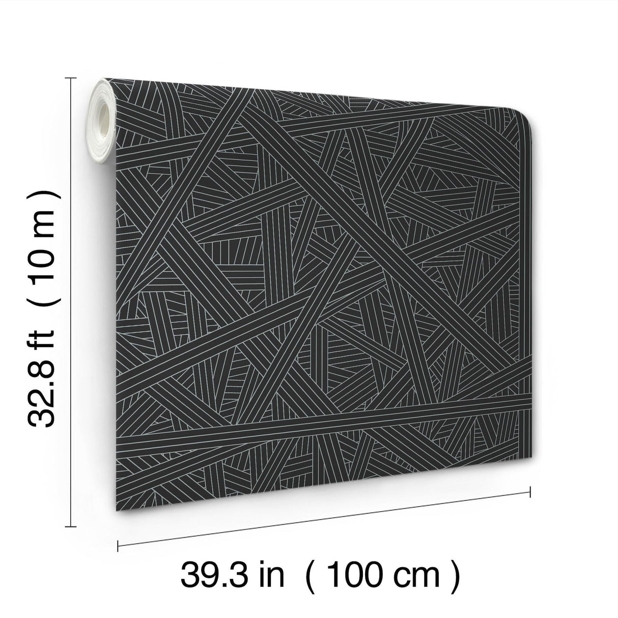 Nastri Black by Missoni Geometric Wallpaper – York Designer Series MI10564