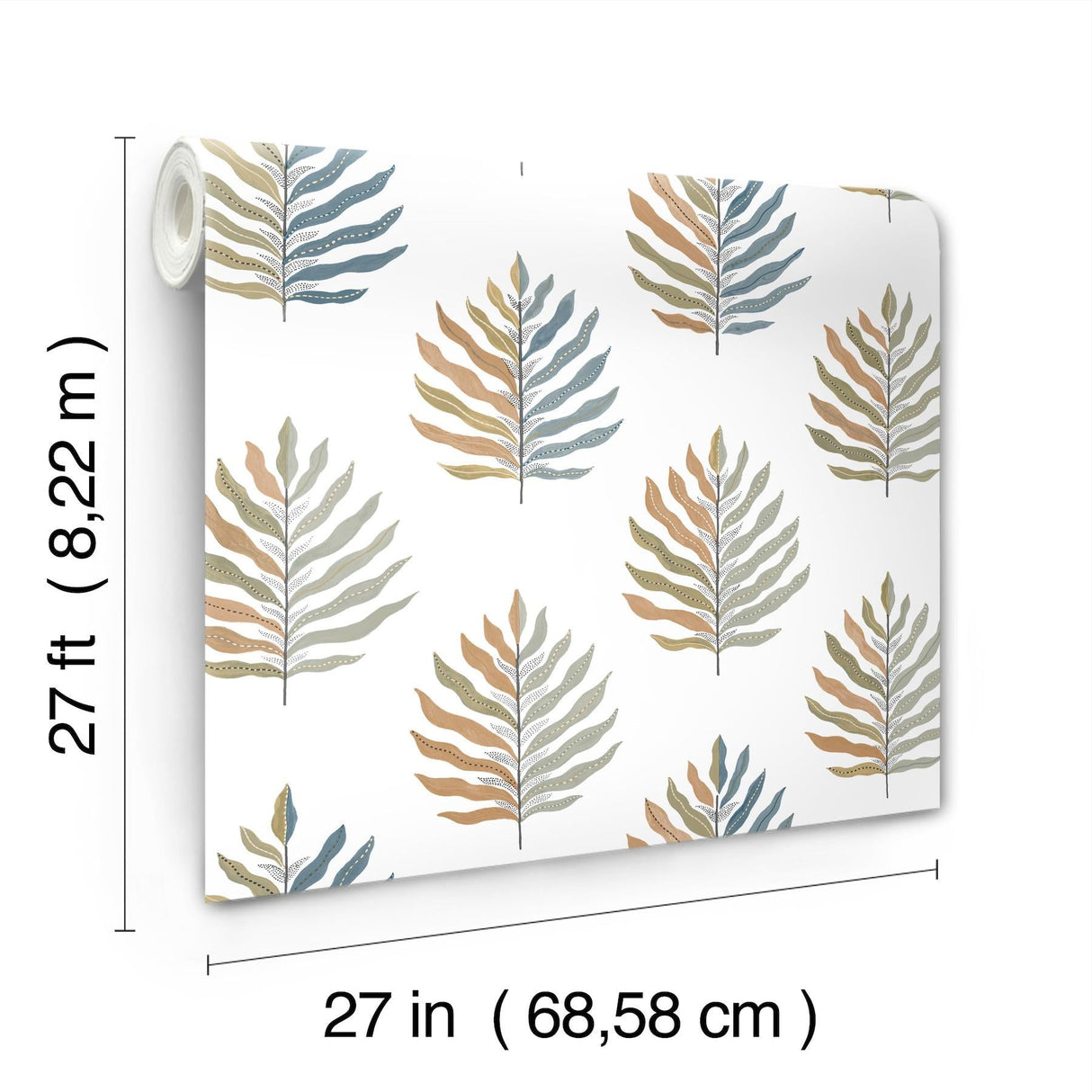 Miramar Oasis by York Wallcoverings Botanical Wallpaper- York Wallcoverings MT5601