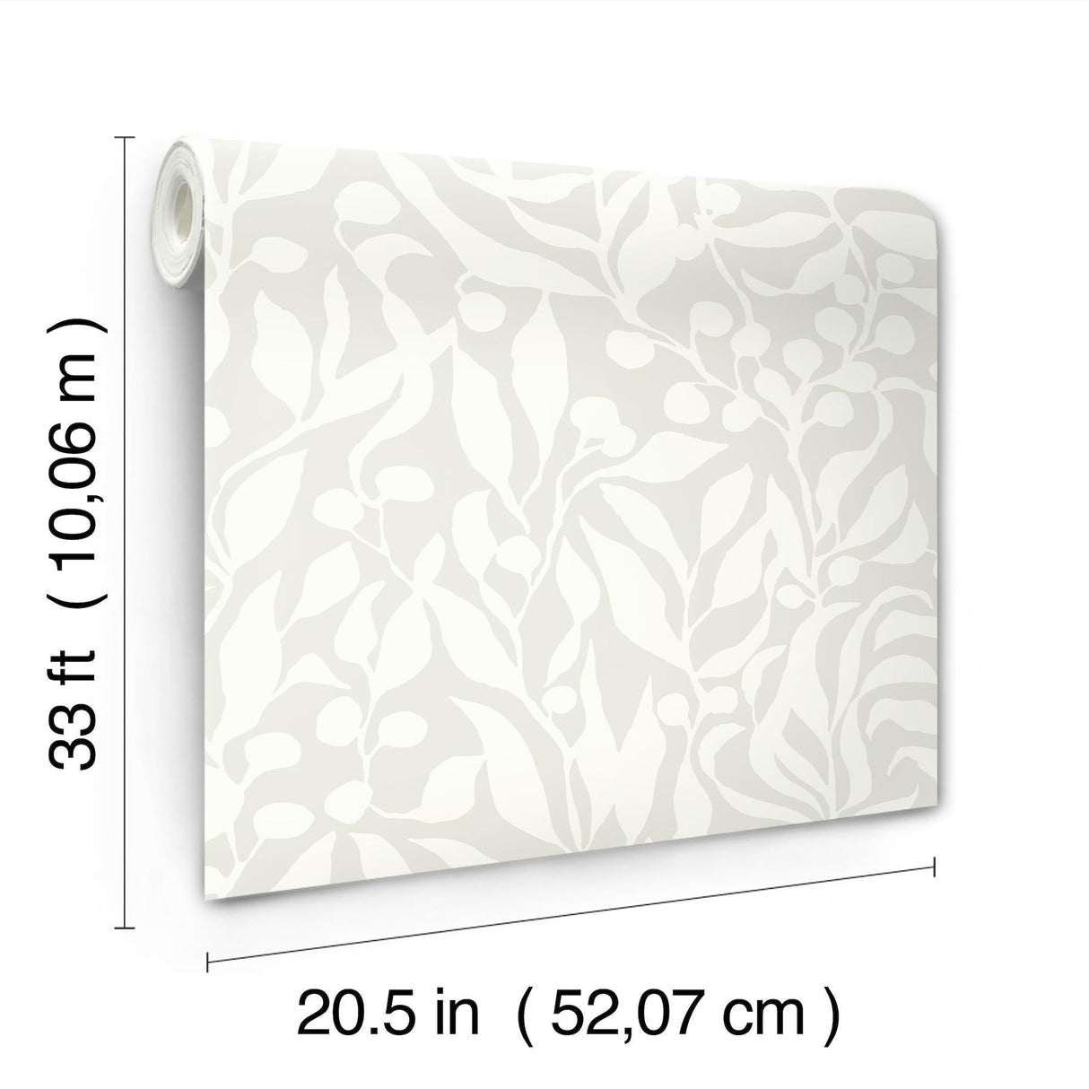 Olive Mill Salt by York Wallcoverings Botanical Non Woven Sidewall Wallpaper- York Wallcoverings MT5615