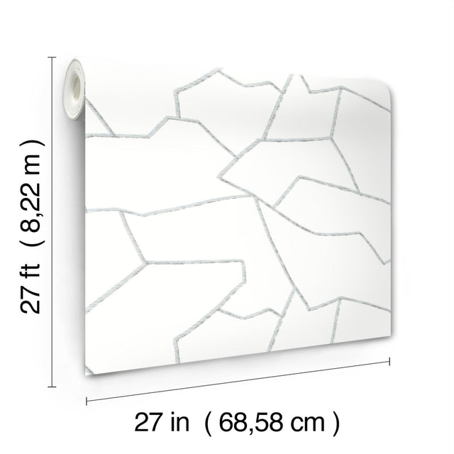 Suite Style Dolphin by York Wallcoverings Geometric Non Woven Wallpaper, 27 in x 27 ft – York Wallcoverings MT5621