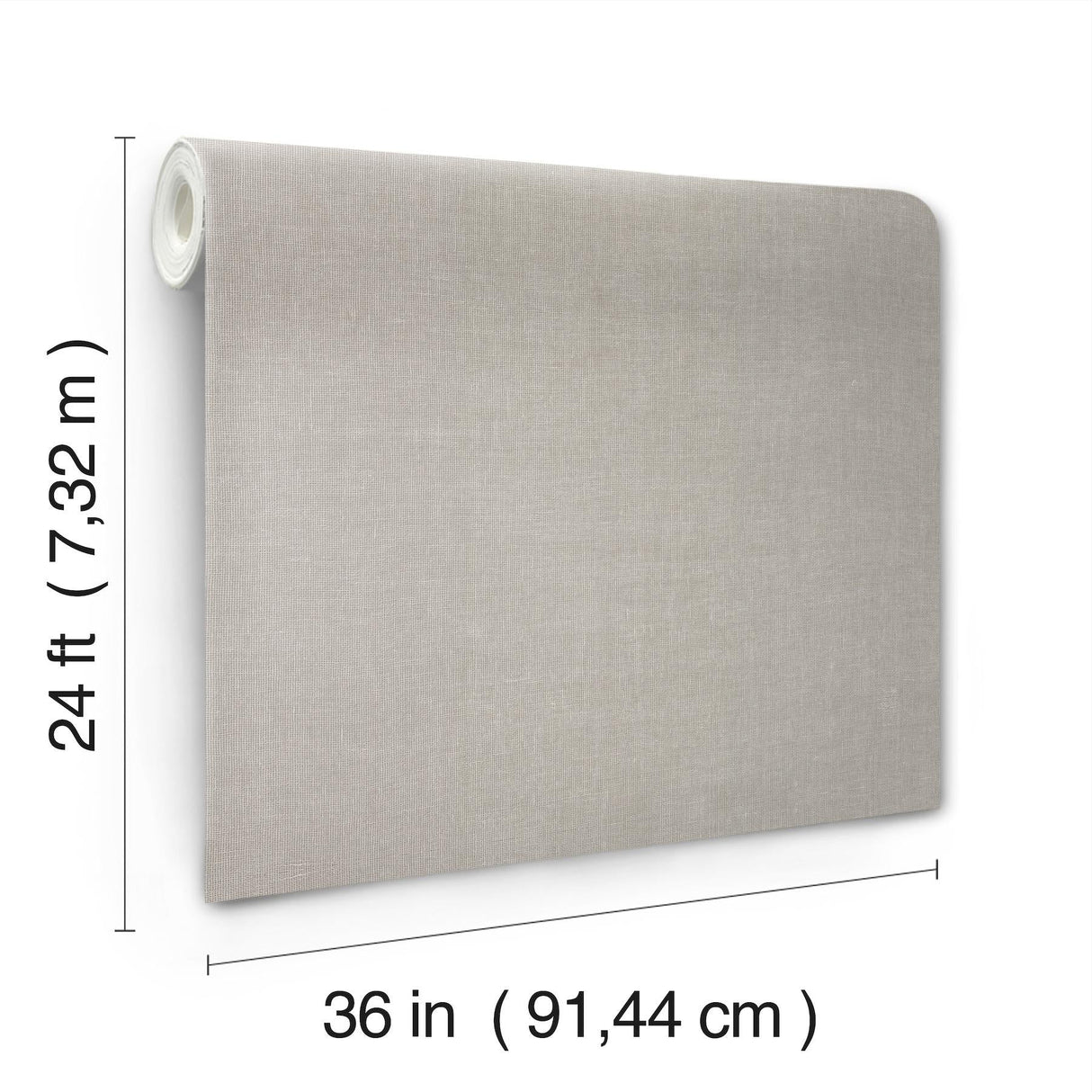 Huri Grey by Ronald Redding Linen Wallpaper- York Designer Series MX9602
