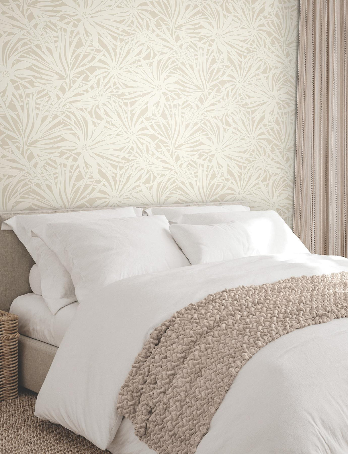 Floral Canopy Linen by York Wallcoverings Wallpaper – York Wallcoverings GN2571