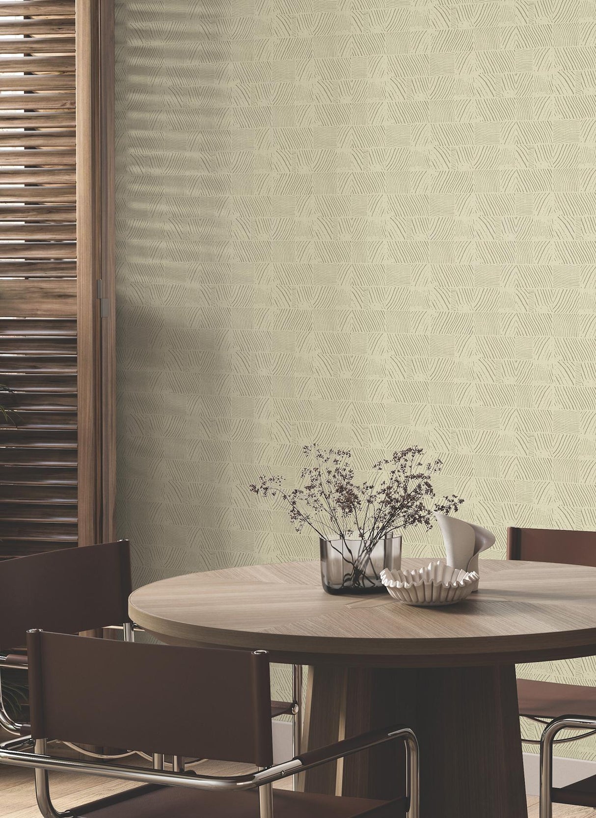 Woodcut Beige by York Wallcoverings Geometric Wallpaper – York Wallcoverings GN2623