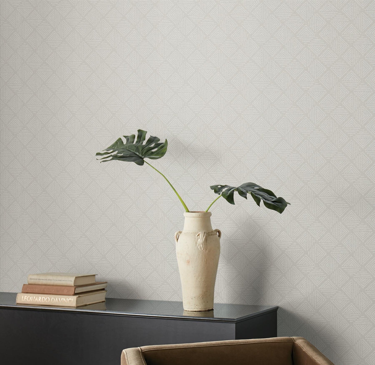 Center Square Loft by Magnolia Home Geometric Non Woven Backed Vinyl Wallpaper- York Wallcoverings MJ4863