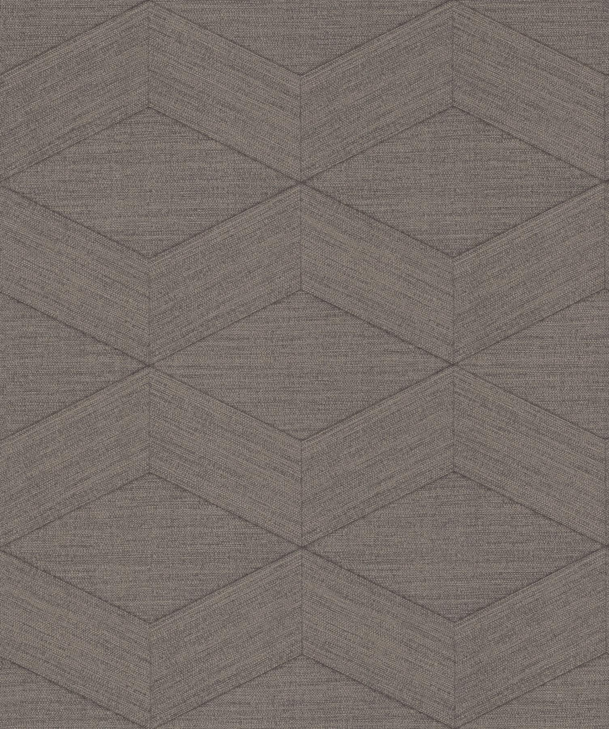 York Wallcoverings Huntsman Mushroom geometric faux grasscloth wallpaper pattern SI25834