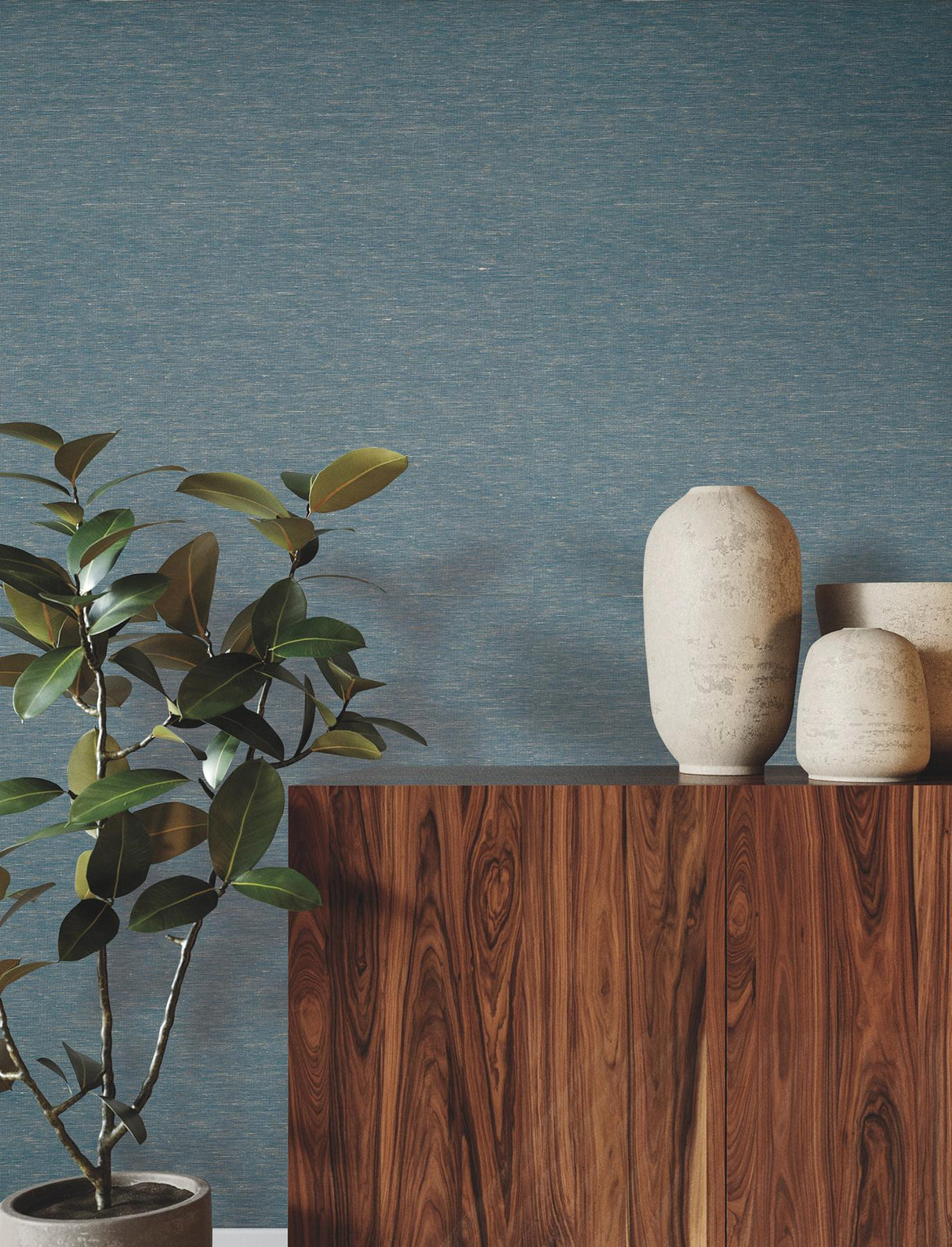 Linen Levels Mediterranean by Ronald Redding Wallpaper – York Designer Series GRL88390