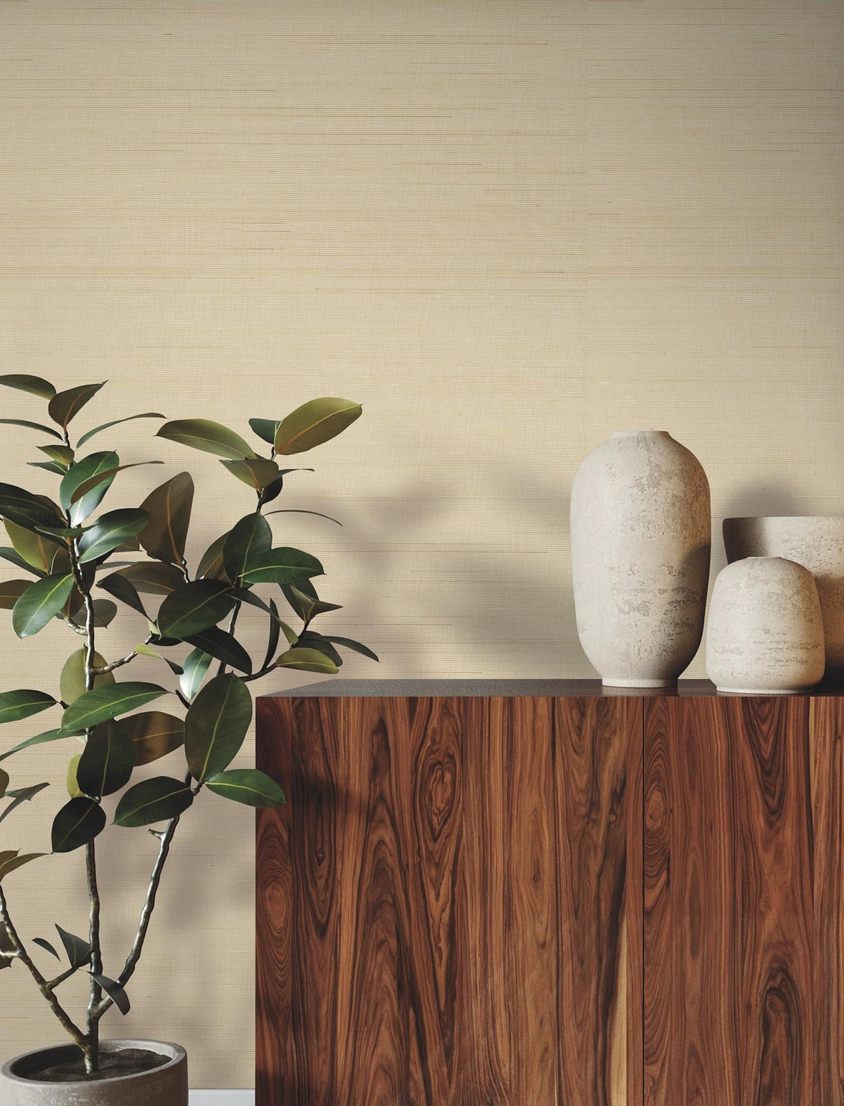 Fine Abaca Oak by Ronald Redding Grasscloth Wallpaper – York Designer Series YGL7046