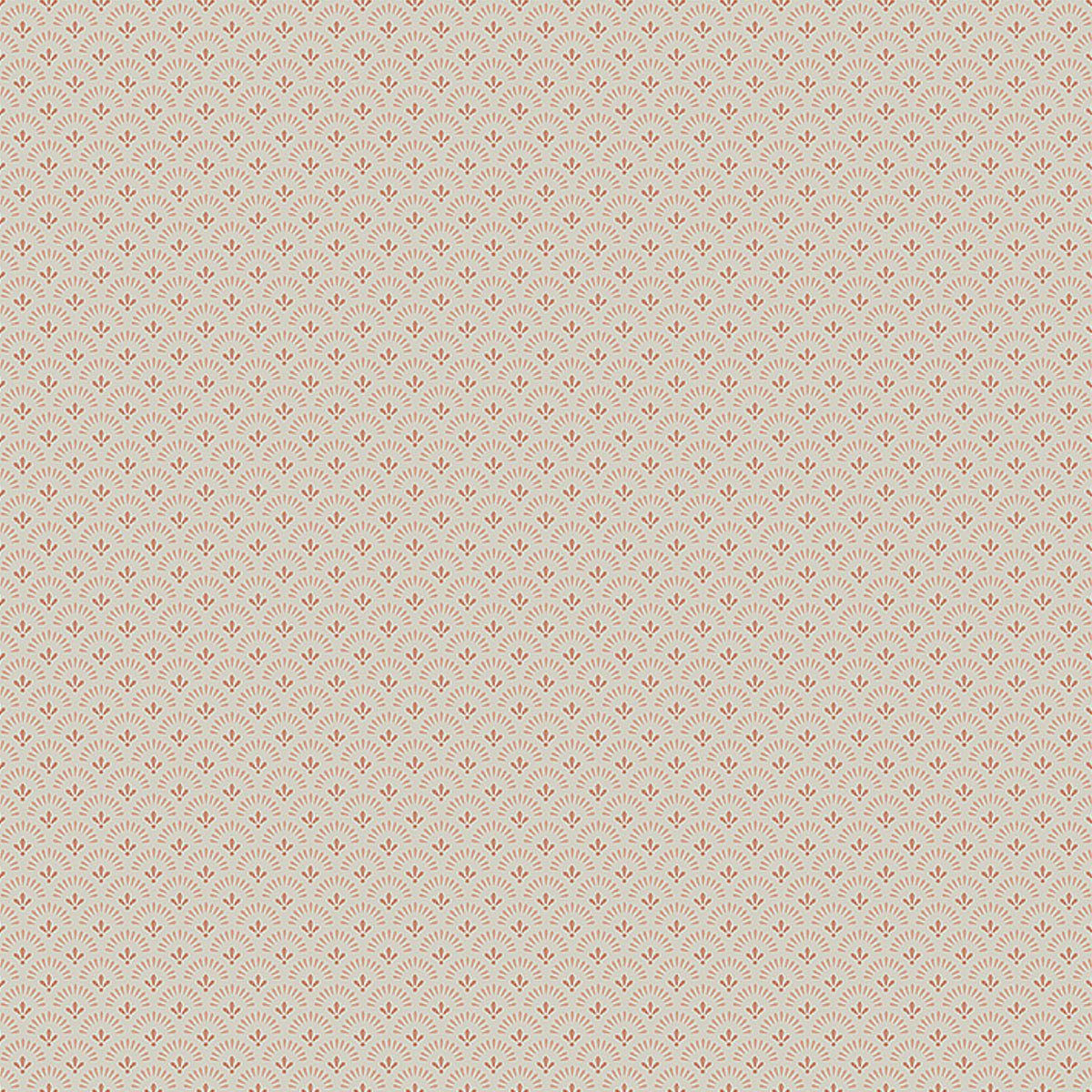 Daisy Clay wallpaper by Boråstapeter for Schumacher, a vintage-inspired Scandinavian design in a soft clay color.
