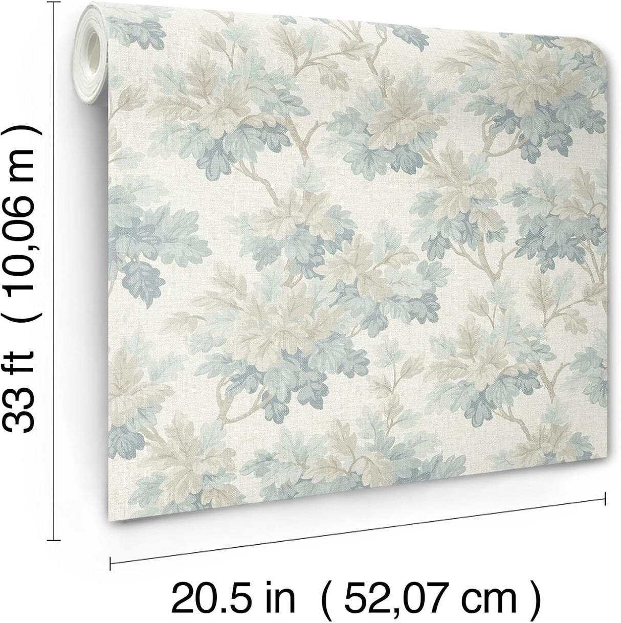 Oakcliff Blue by Erin Gates Leaf Trail Non Woven Wallpaper – A-Street Prints AST6354