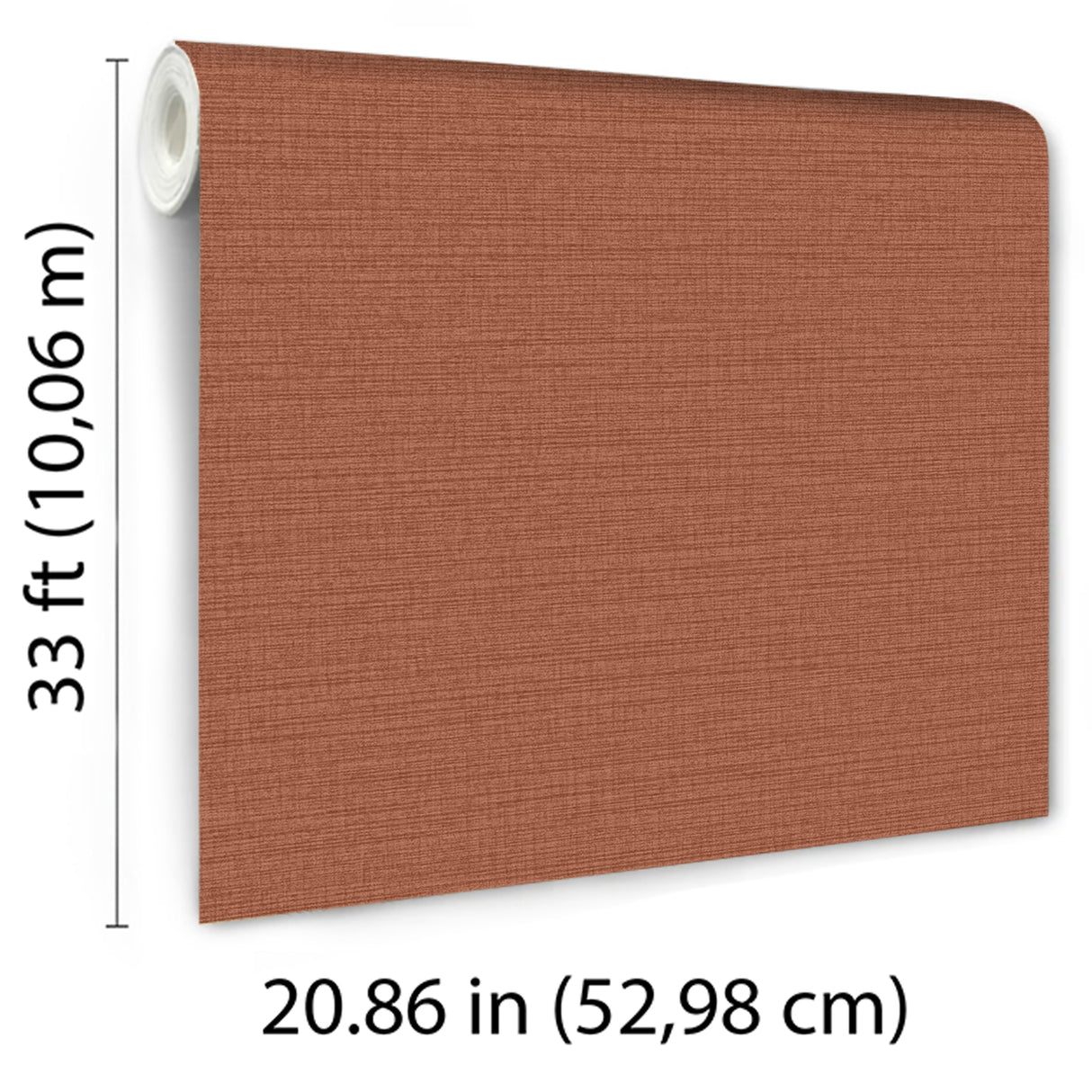 Horizontal Stria Texture Terracotta by Veer Decor Abstract Wallpaper – Veer Decor 8195-AA5