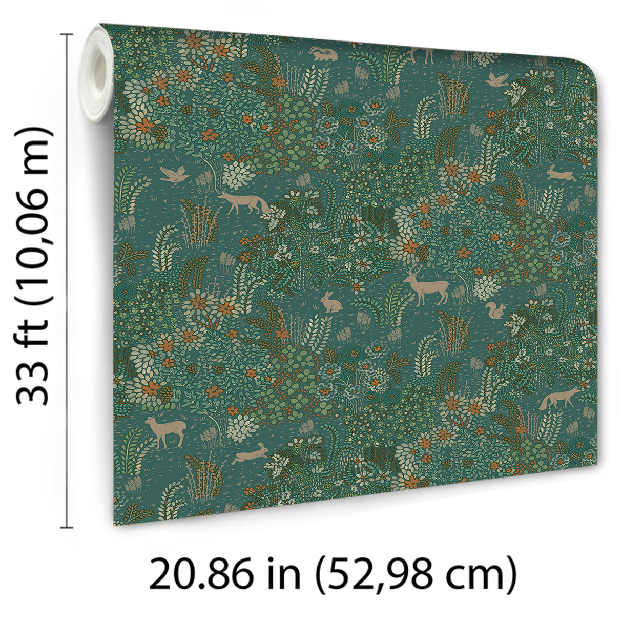 Babylon Green by Veer Decor Floral Wallpaper – 8195-AC3