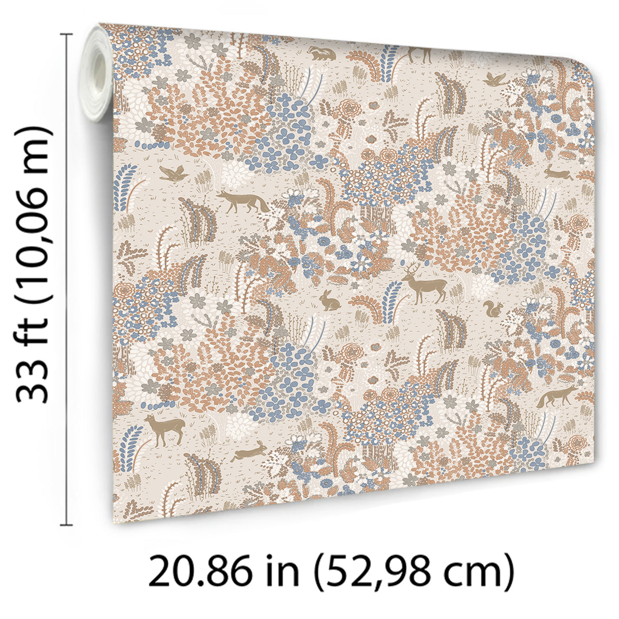 Babylon Beige by Veer Decor Floral Wallpaper – 8195-AC4