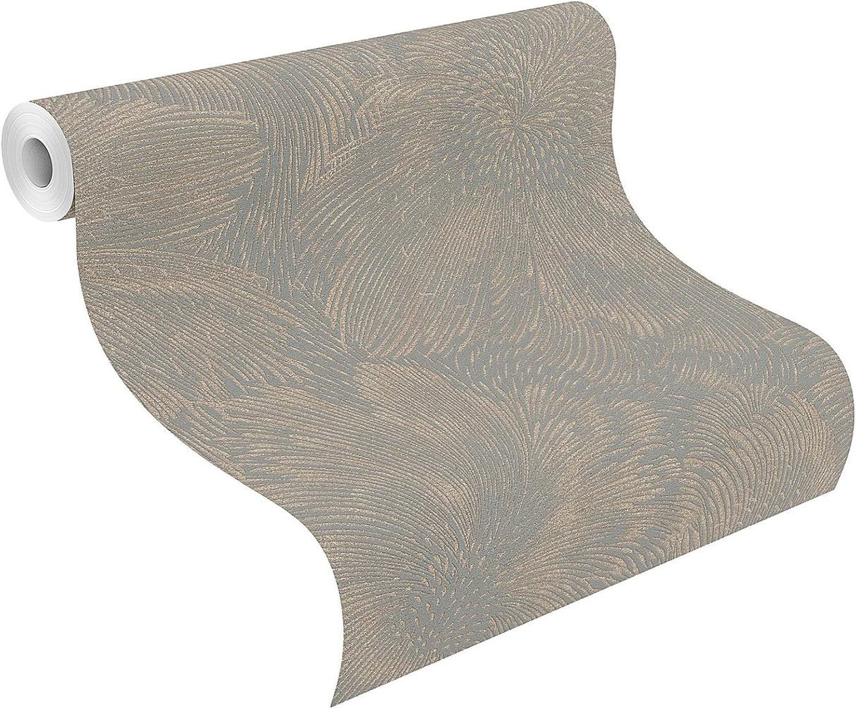 Purser Copper by Rasch Abstract Wallpaper – Brewster Home Fashions RH509267