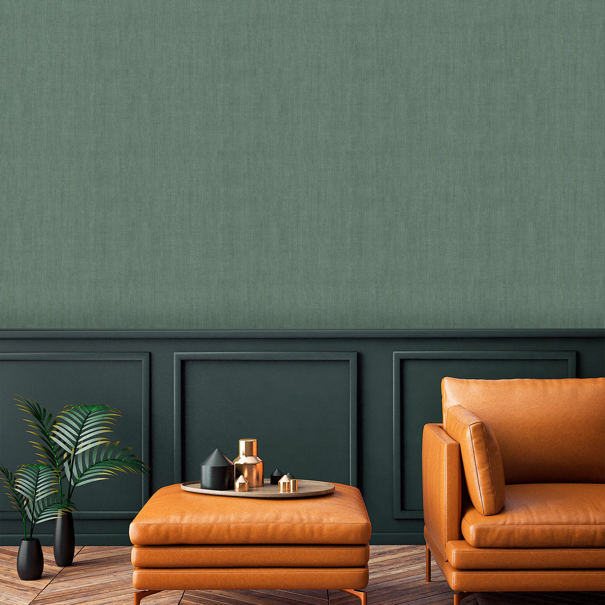 Allure Texture Dark Moss by Veer Decor Textured Wallpaper – Veer Decor 8249-AA12