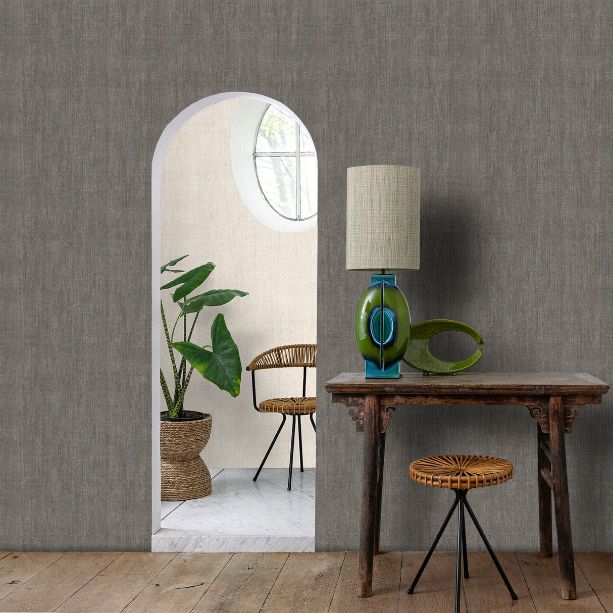 Allure Texture Graphite by Veer Decor Textured Abstract Wallpaper – Veer Decor 8249-AA14