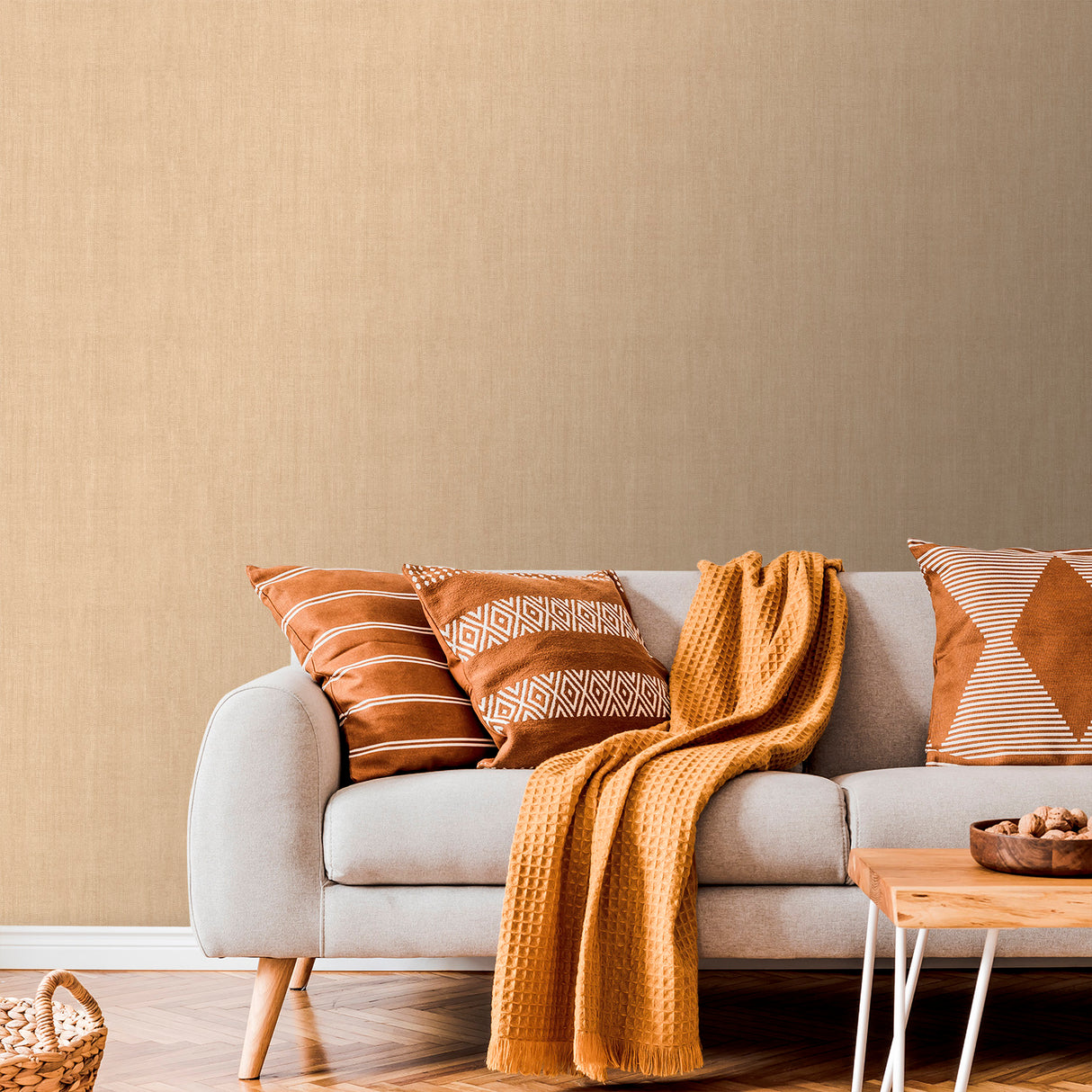 Allure Texture Beige by Veer Decor Textured Wallpaper – 8249-AA4