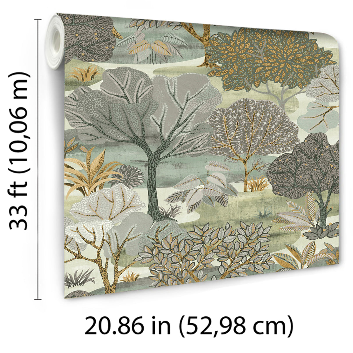 Allure Forest Moss by Veer Decor Nature Wallpaper – Veer Decor 8249-AE4