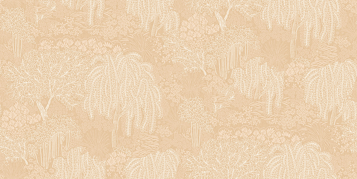 Willow Whisper Beige by Veer Decor Nature Wallpaper – Veer Decor 8249-AF2