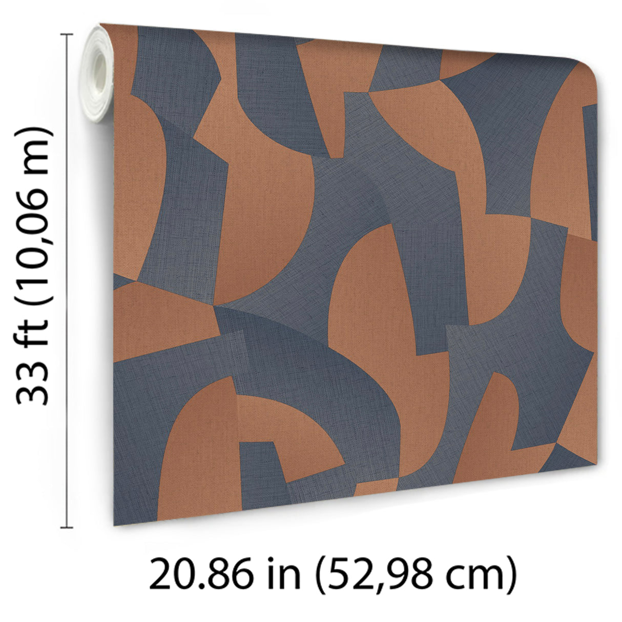 Sculpted Motion Dark Blue by Veer Decor Abstract Wallpaper – Veer Decor 8249-AG3