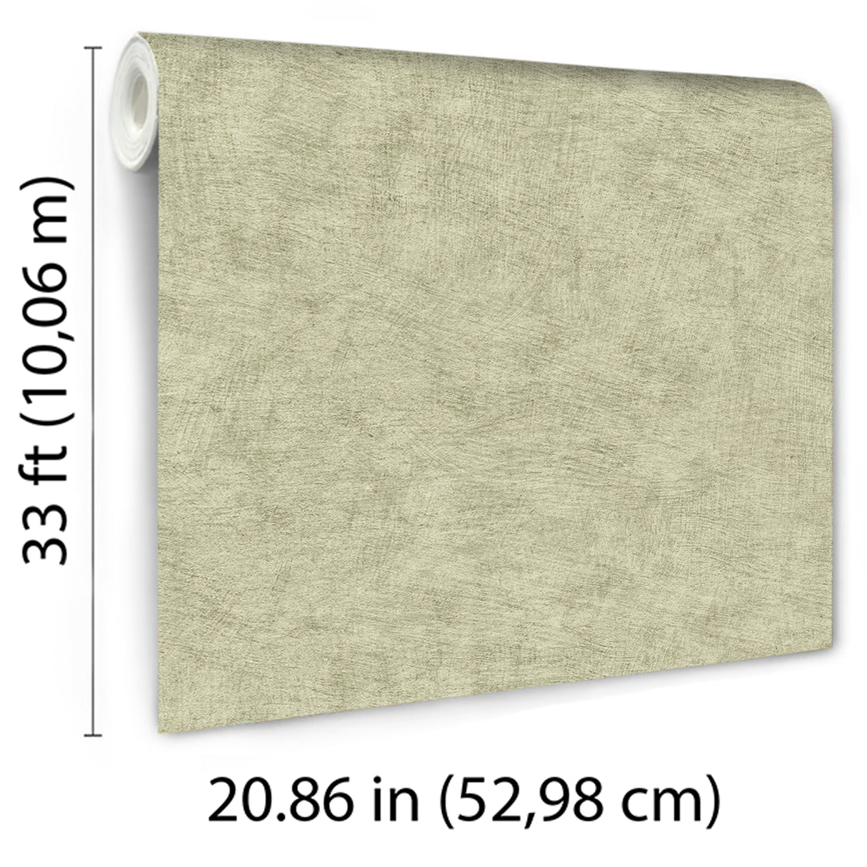 Pampas Plain Brushed Texture Misty Green by Veer Decor Textured Wallpaper – Veer Decor 8250-AA6