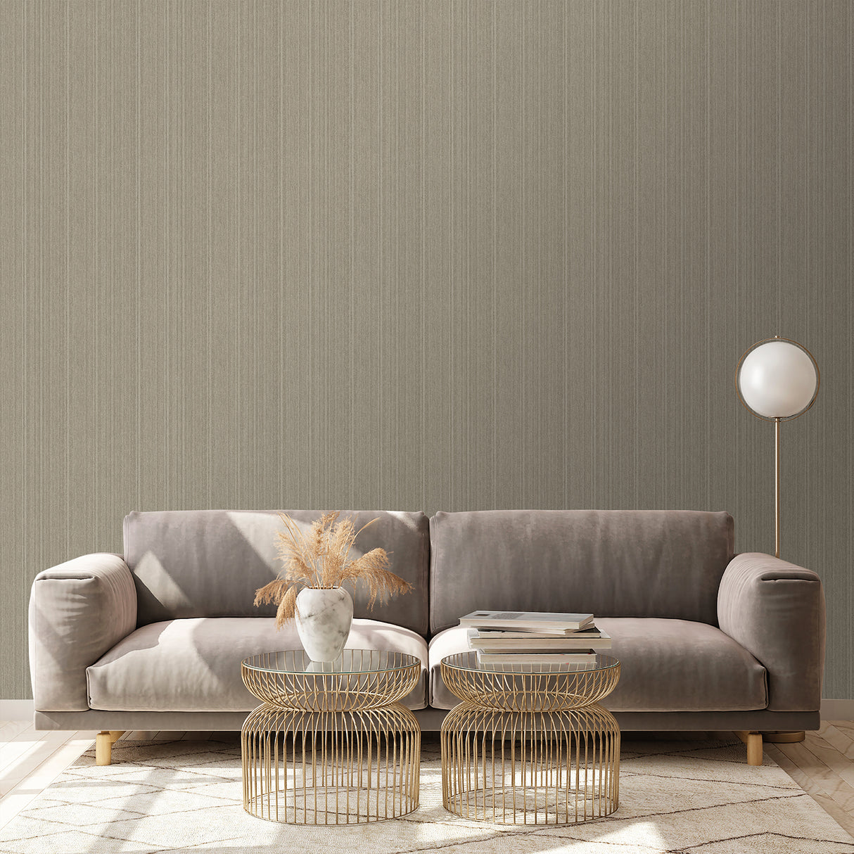 Rope Plain Texture Ash Grey by Wallpaper – Veer Decor 8250-AB7