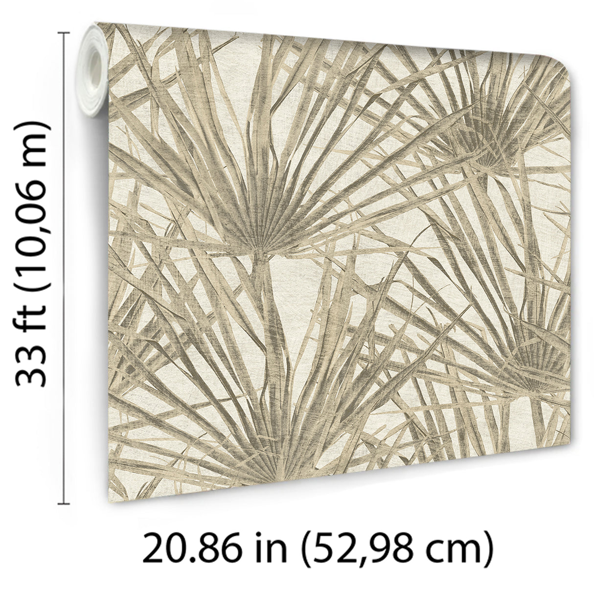Palm Cream by Whimsical Tropical Wallpaper – Veer Decor 8250-AF1
