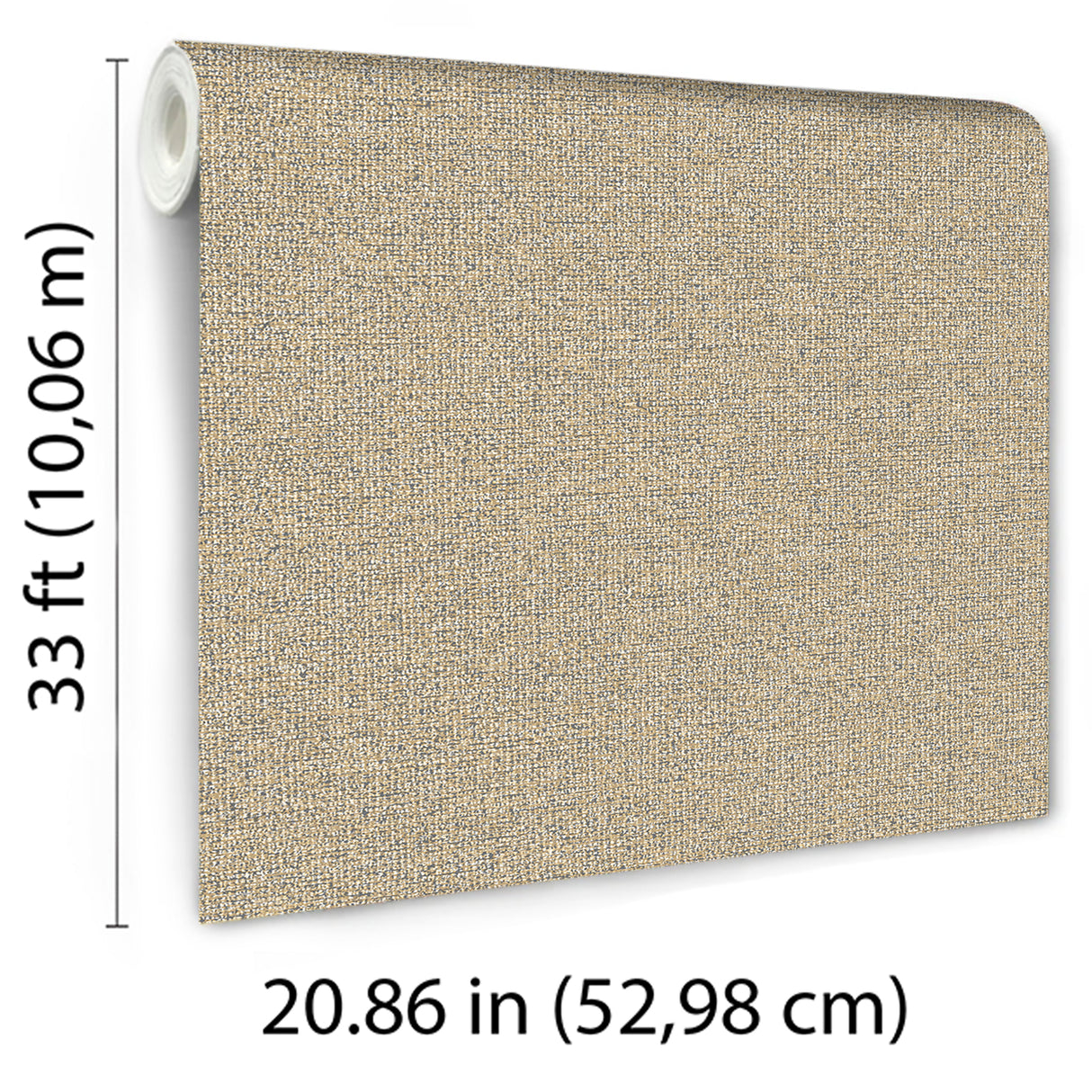 Bossanova Linen Texture Cream by Veer Decor Faux Linen Wallpaper – Veer Decor 8251-AC1