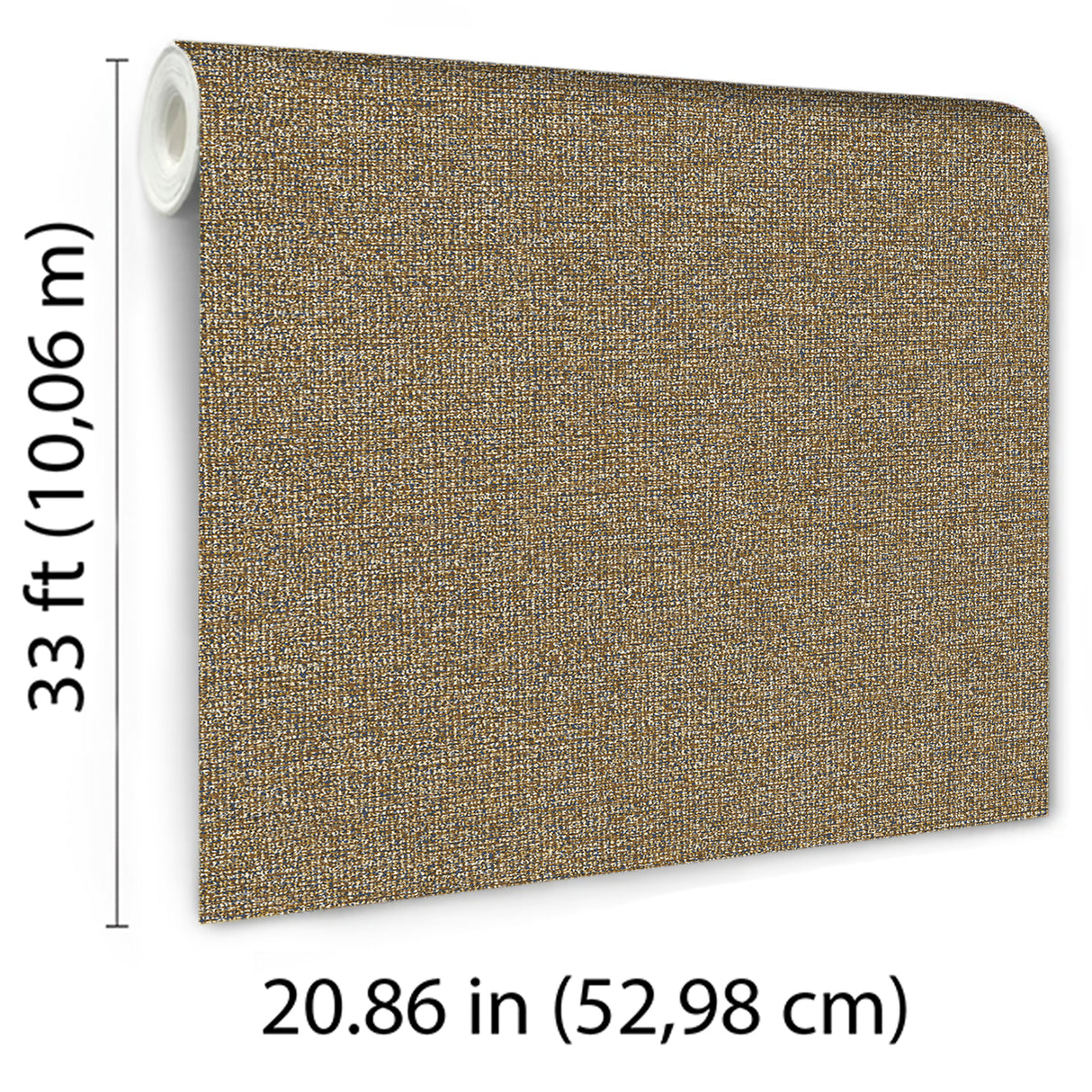 Bossanova Linen Texture Brown by Veer Decor Faux Linen Wallpaper – Veer Decor 8251-AC2