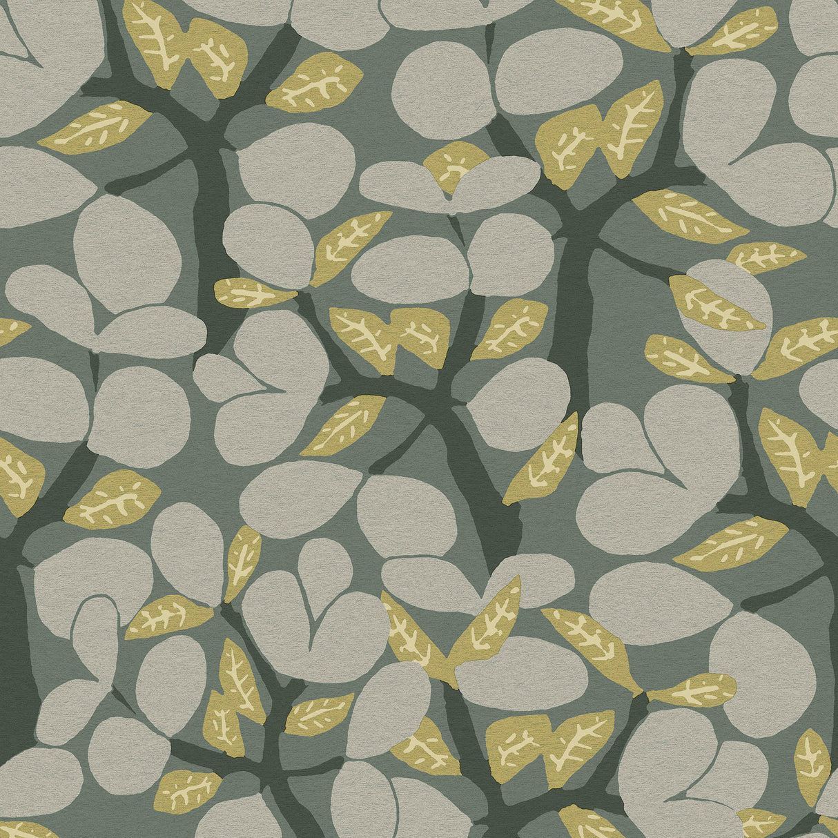 Janneiro Botanica Sage non-woven unpasted wallpaper roll pattern 8251-AF3